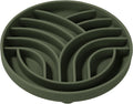 OHMO Slow Feeder Dog Bowl, 5.9" Lick Mat for Dogs, Tree of Life, Camo Green