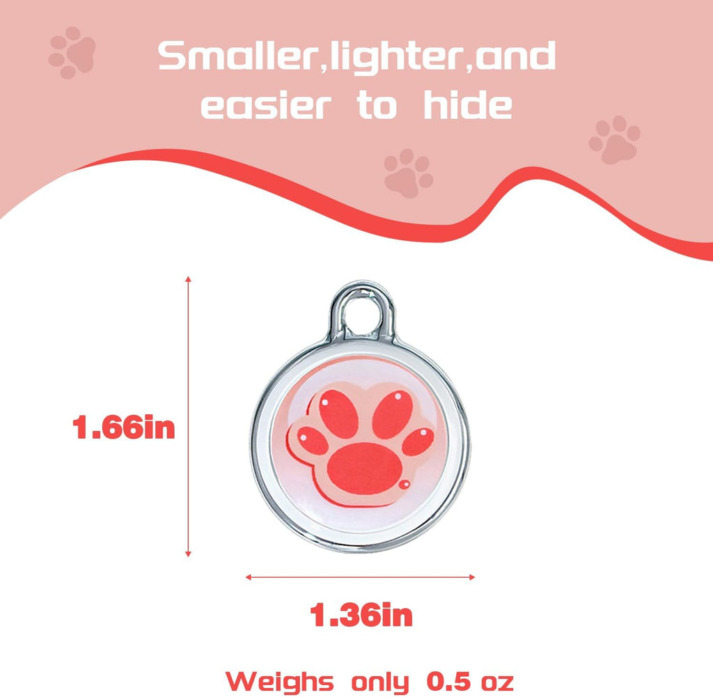 GPS Tracker for Dogs, Smart Dog Tracker with Real-Time Location, for Android and iOS No Monthly Fee & No SIM Card- Pet Location Tracker with Holder, IP68 Waterproof, Indoor & Outdoor Pet Safety Use