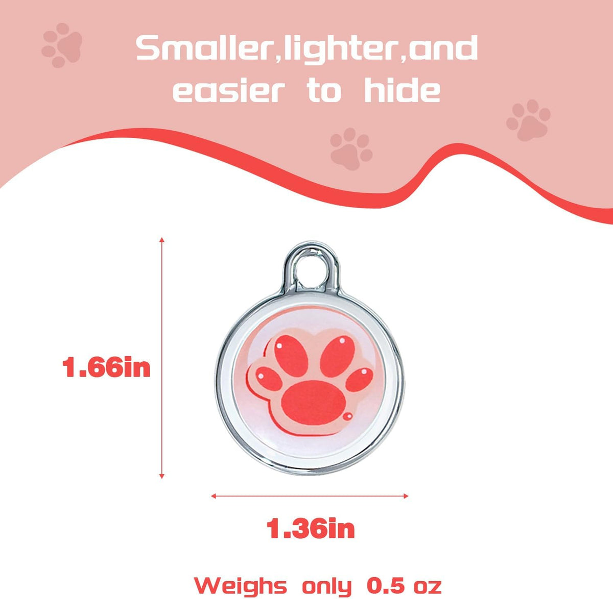 GPS Tracker for Dogs, Smart Dog Tracker with Real-Time Location, for Android and iOS No Monthly Fee & No SIM Card- Pet Location Tracker with Holder, IP68 Waterproof, Indoor & Outdoor Pet Safety Use