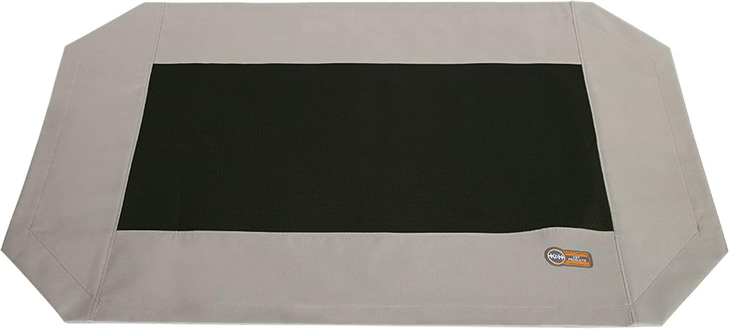 K&H Pet Products Original Pet Cot Replacement Cover (Cot Sold Separately) Taupe/Black Medium 32 X 25 Inches