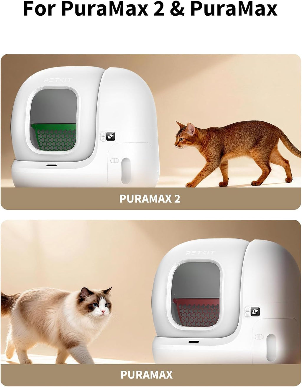 PETKIT Smart Spray Odor Remover for PuraMax and PuraMax 2 Automatic Self-Cleaning Cat Litter Box, Bluetooth Connected, App Control with Swivel Mount