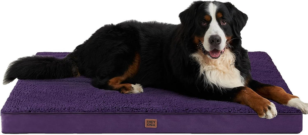 EHEYCIGA Orthopedic Dog Bed Extra Large with Removable Washable Cover, 50IN