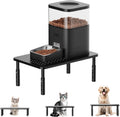 Elevated Cat Food Stand, Height Adjustable for Multi-Size Pet