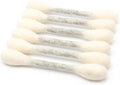 Glaciart One Swabs Cat Toys with Catnip - 6 Pk | Durable for Chew, Cute Cat Toys Interactive Kitty for Boredom, Exercise, & Play | Filled w/Organic Catnip for Anxiety & as Digestive Aid | Gift Idea