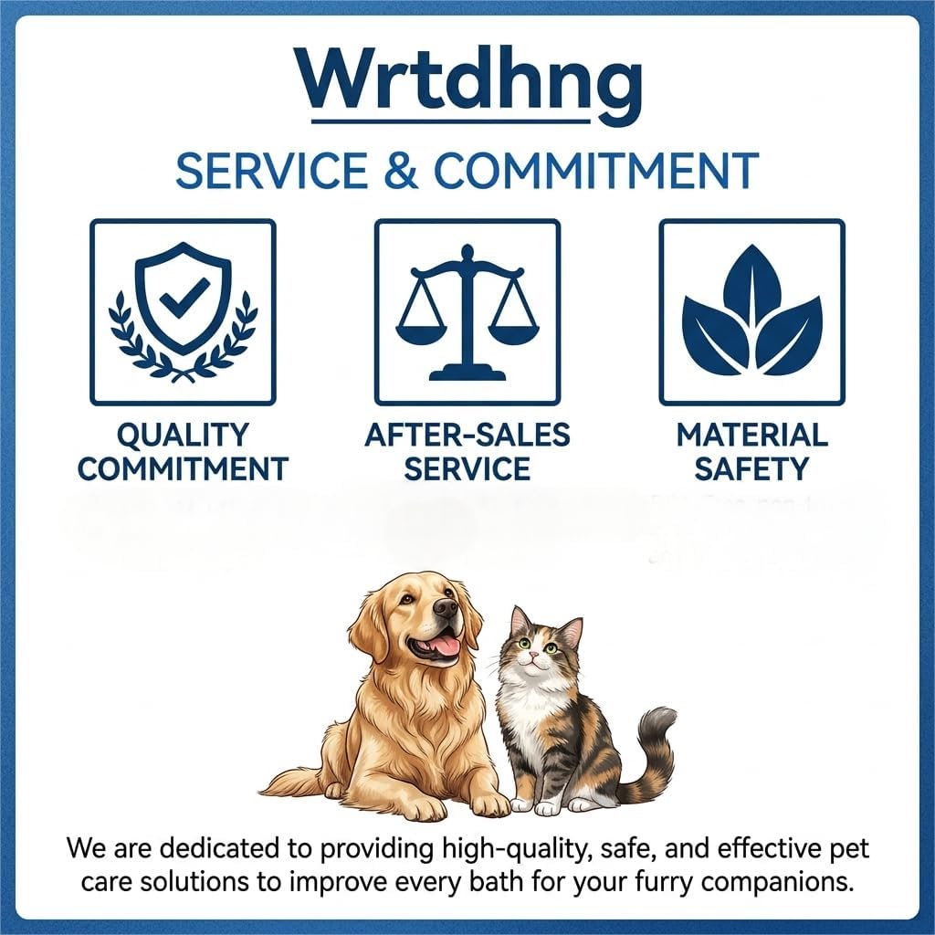 Pet Grooming Gloves for Dogs and Cats, Silicone Bathing Mitts