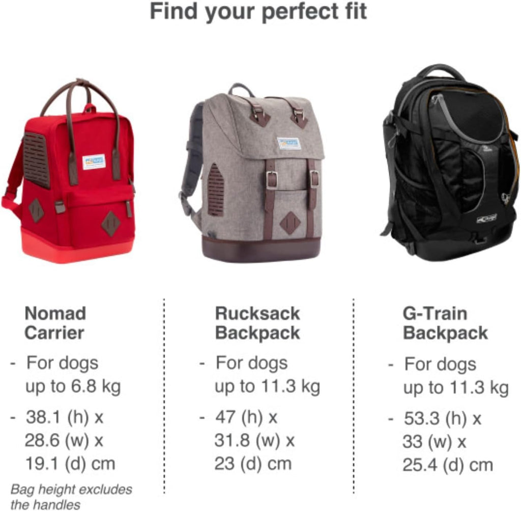 Kurgo G-Train Pet Carrier Backpack, Navy Blue