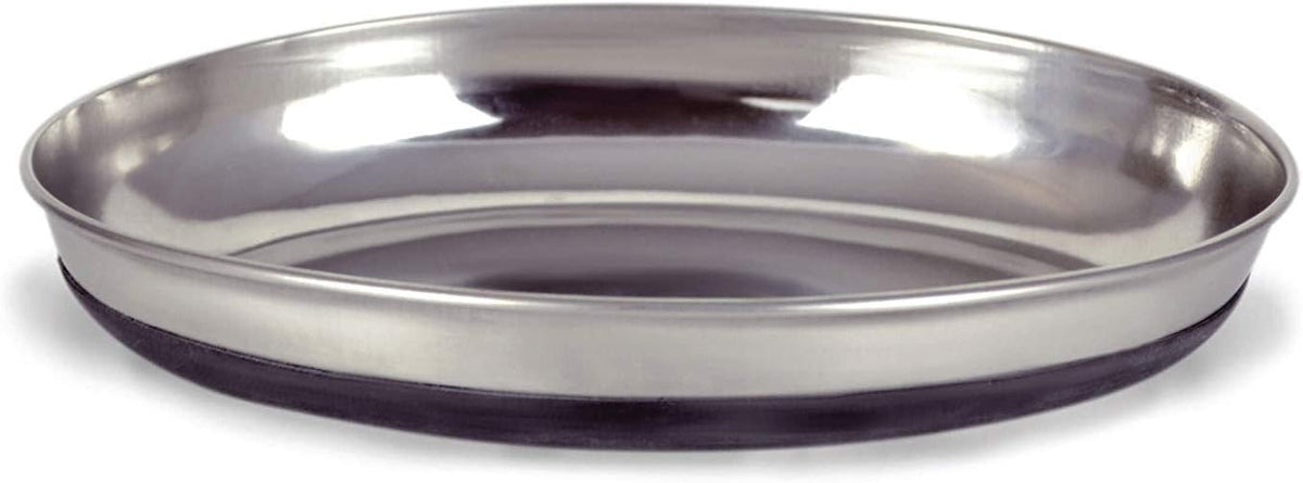 Our Pets Dish Oval Cat Rubber Bottom Pet Bowl (2 Pack) 