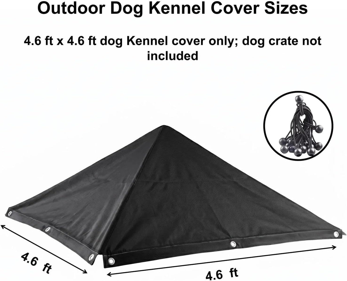 Outdoor Dog Kennel Cover 4.6'W x 4.6'L Replacement Covers