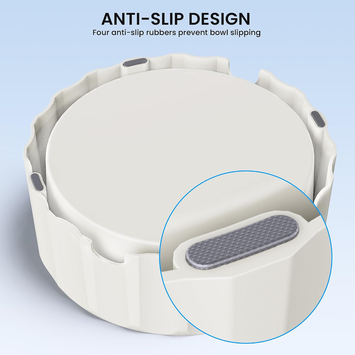 Dog Water Bowl No Spill 70oz/2L Large Capacity Dispenser Non Slip No Splash Bowl Pet Slow Feeder No Drip Dog Water Bowl on Vehicle Slow Water Bowl for Dogs and Cats