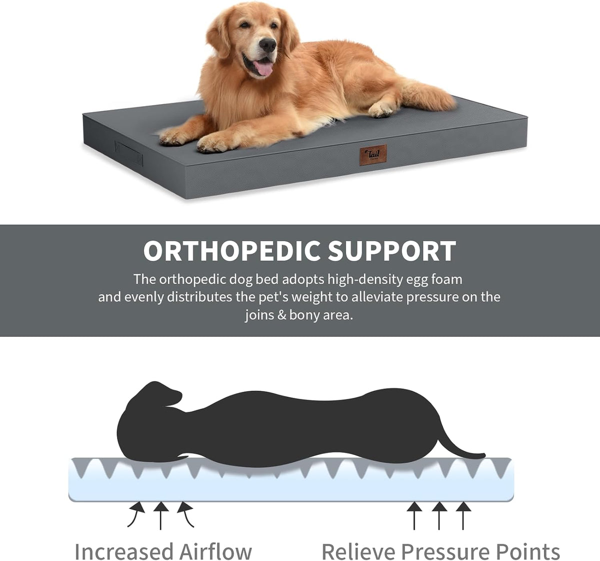 Outdoor Extra Large Dog Crate Bed XXL for Giant Breed Dogs