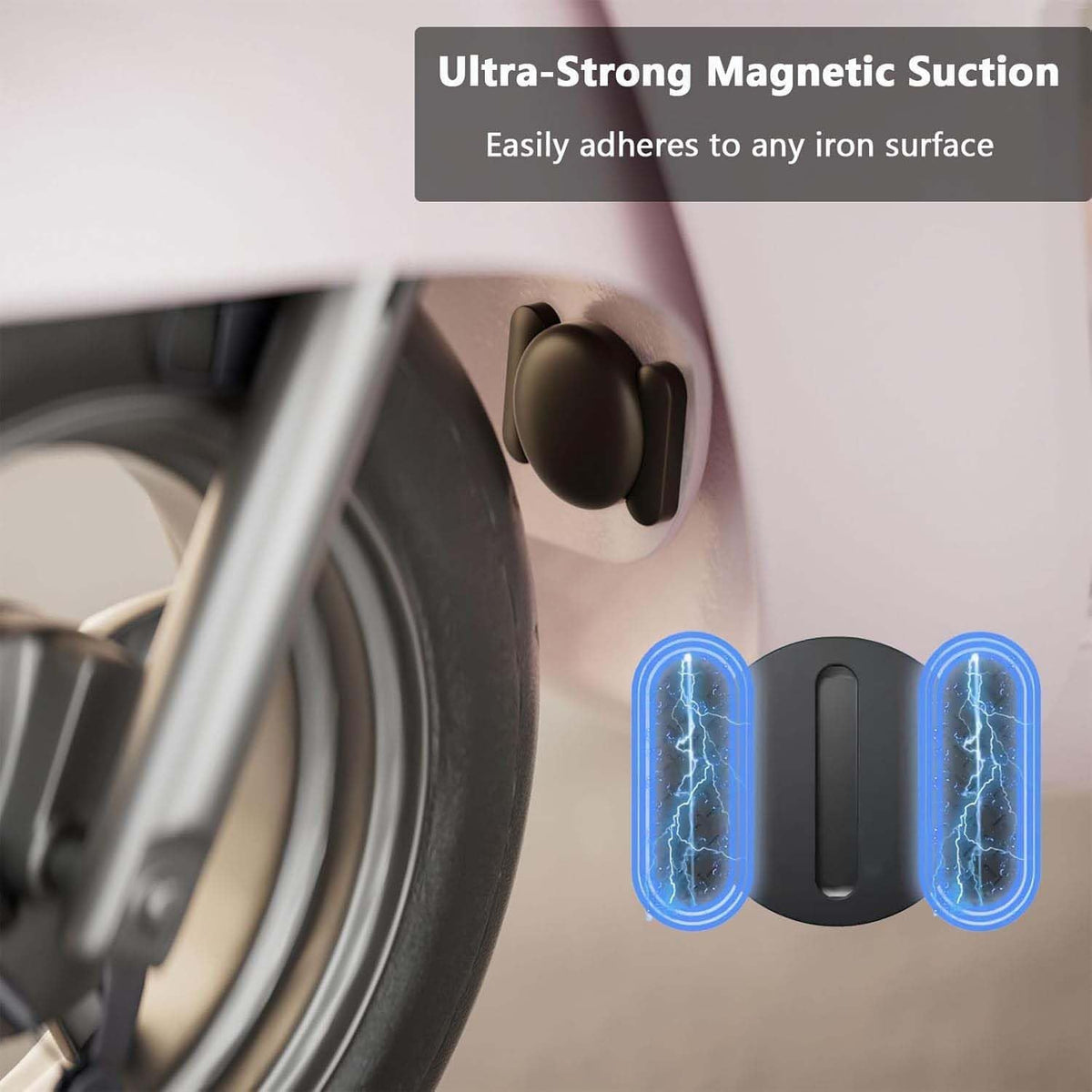 GPS Tracker for Vehicles, 2 PCS Portable Real-Time Location Tracking Device, Vehicle Tracker No Monthly Fee Car Tracker, Magnetic Mini GPS Trackers for Motorcycles Trucks Pets Kids Elderly etc, Black