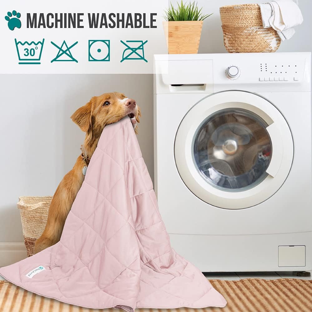 PetAmi Cooling Dog Blanket Lightweight Soft for Medium Pet Cat, 29x40 Pink