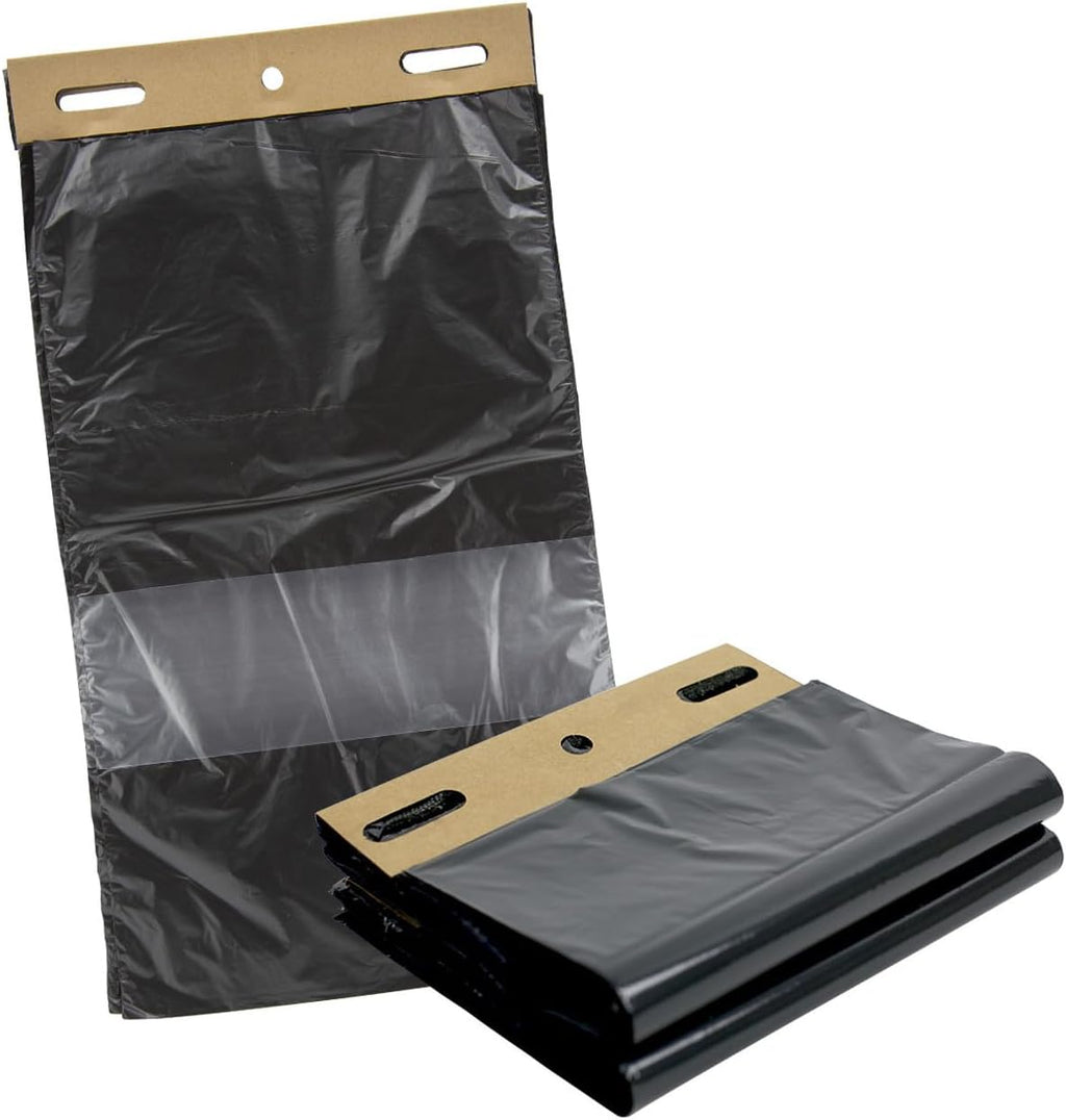 Zero Waste USA® 800 Dog Waste Station Bags – ONEpul® Header Refill Bags – Dispense 1 Bag at a Time with Pull-Strap – Fits Most Dog Waste Hanging Bag Stations (8 Headers of 100 Bags) (Pack of 2)