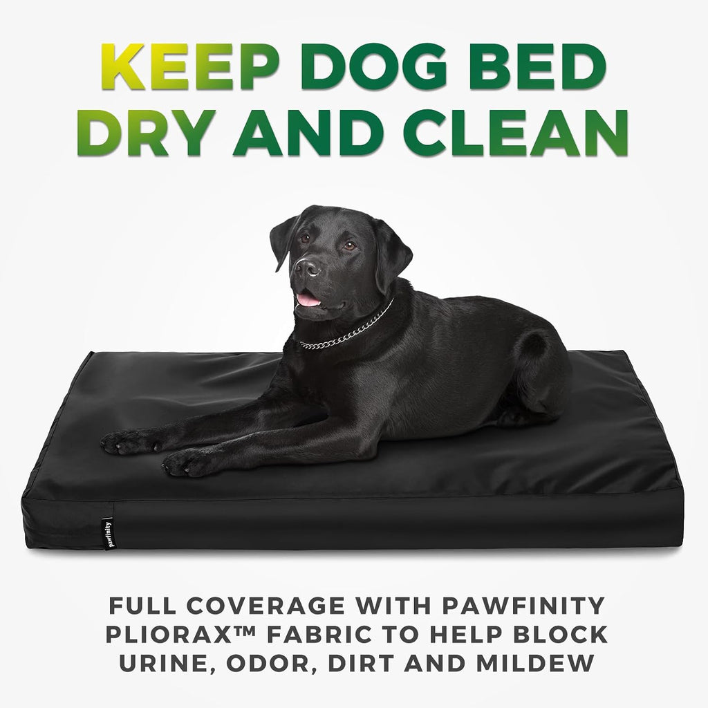 PAWFINITY Small Waterproof Dog Bed Cover Replacement Washable with Zipper