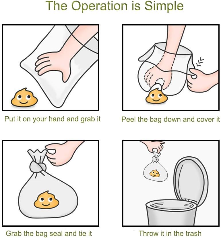 ECO-CLEAN Dog Poop Bags, 24 Rolls/360 Bags with Dispenser | Dog Waste Bags, Unscented, Leak-Proof, Easy Tear-Off