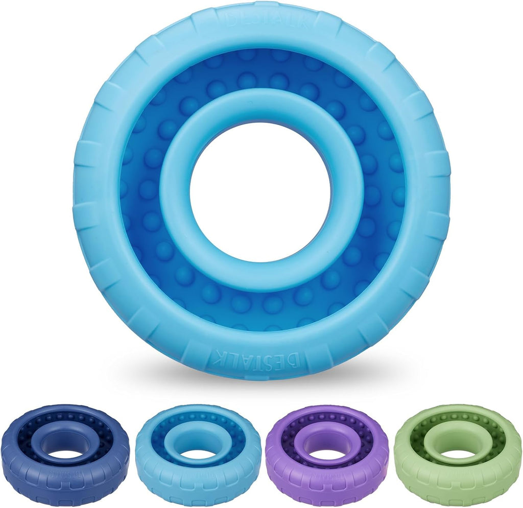 Dog Enrichment Lick Bowl, Bestalk Slow Feeder Lick Mat for Dogs, Freeze Puzzle Licking Bowl for Anxiety Relief, BPA Free Silicone, Dishwasher Safe(Light Blue,L)