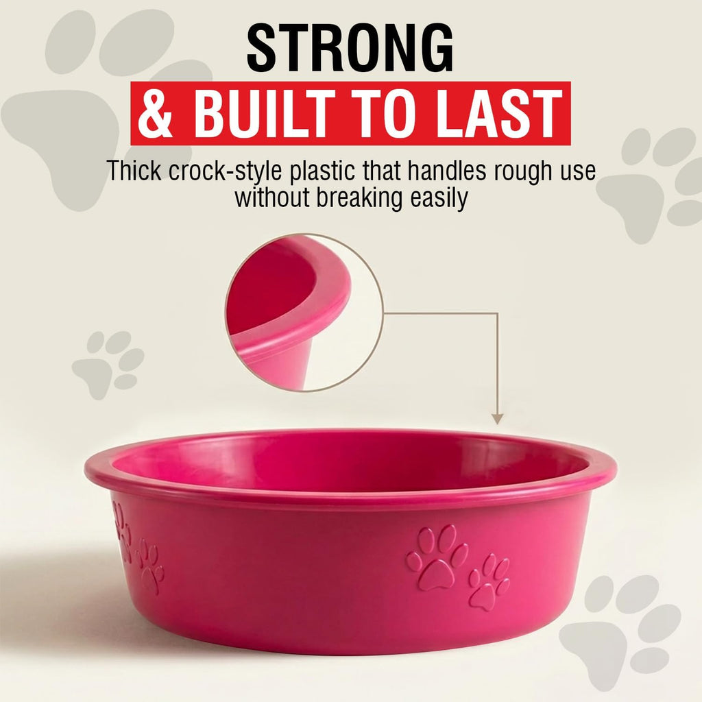 Loving Pets Dolce Luminoso Dog Bowl, Small, Pink 