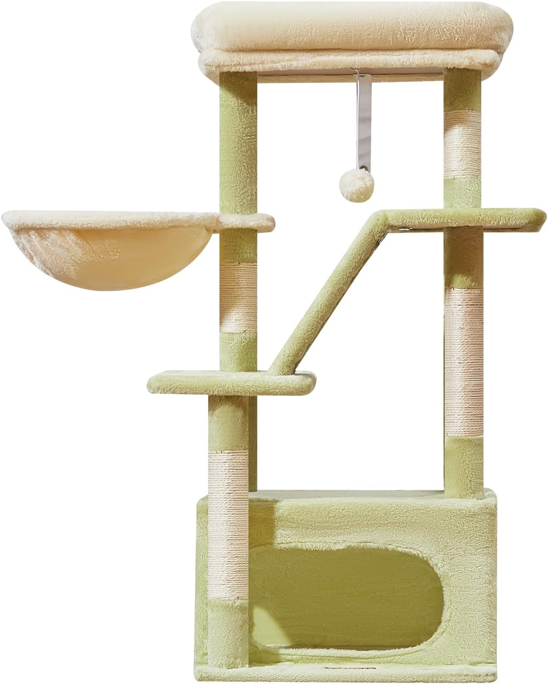 Taoqimiao Cat Tree, 38.5In Cat Tower for Indoor Cats, Suitable for Kittens