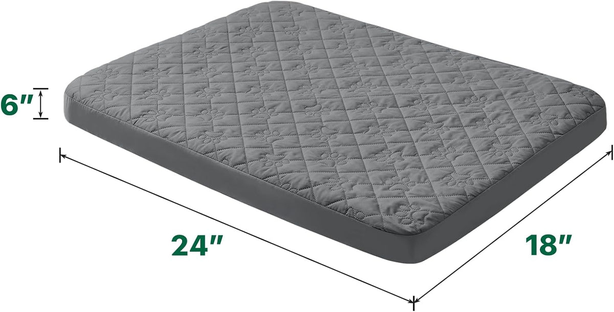 PAWFINITY Small Waterproof Dog Bed Cover Replacement, Fitted Sheet Washable