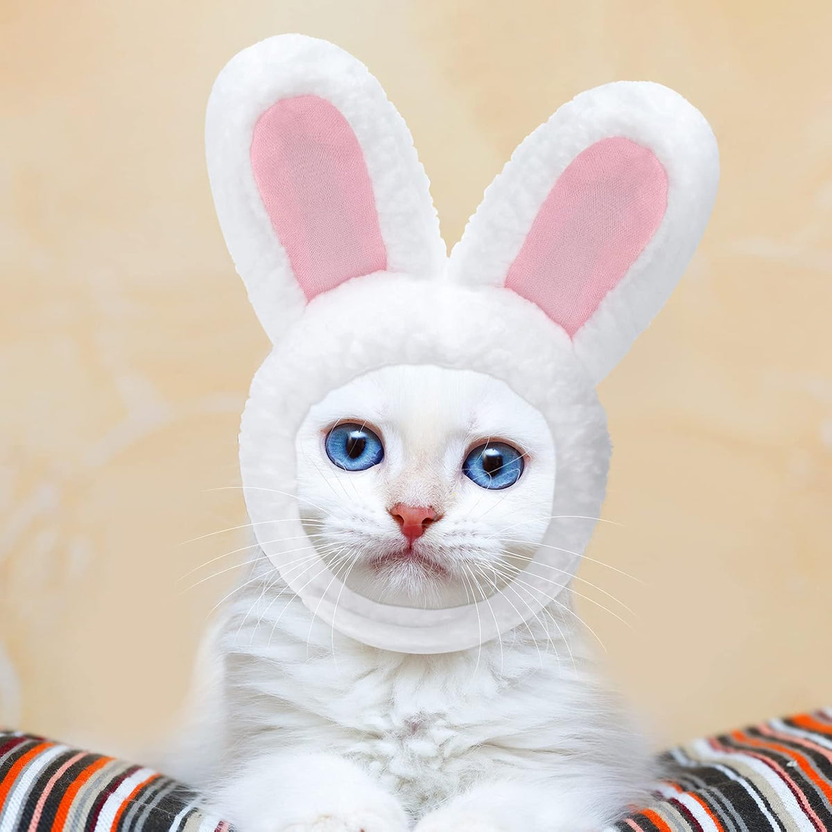 Weewooday 5 Pcs Cat Hat, Rabbit, Lion, Leopard, Tiger, Giraffe