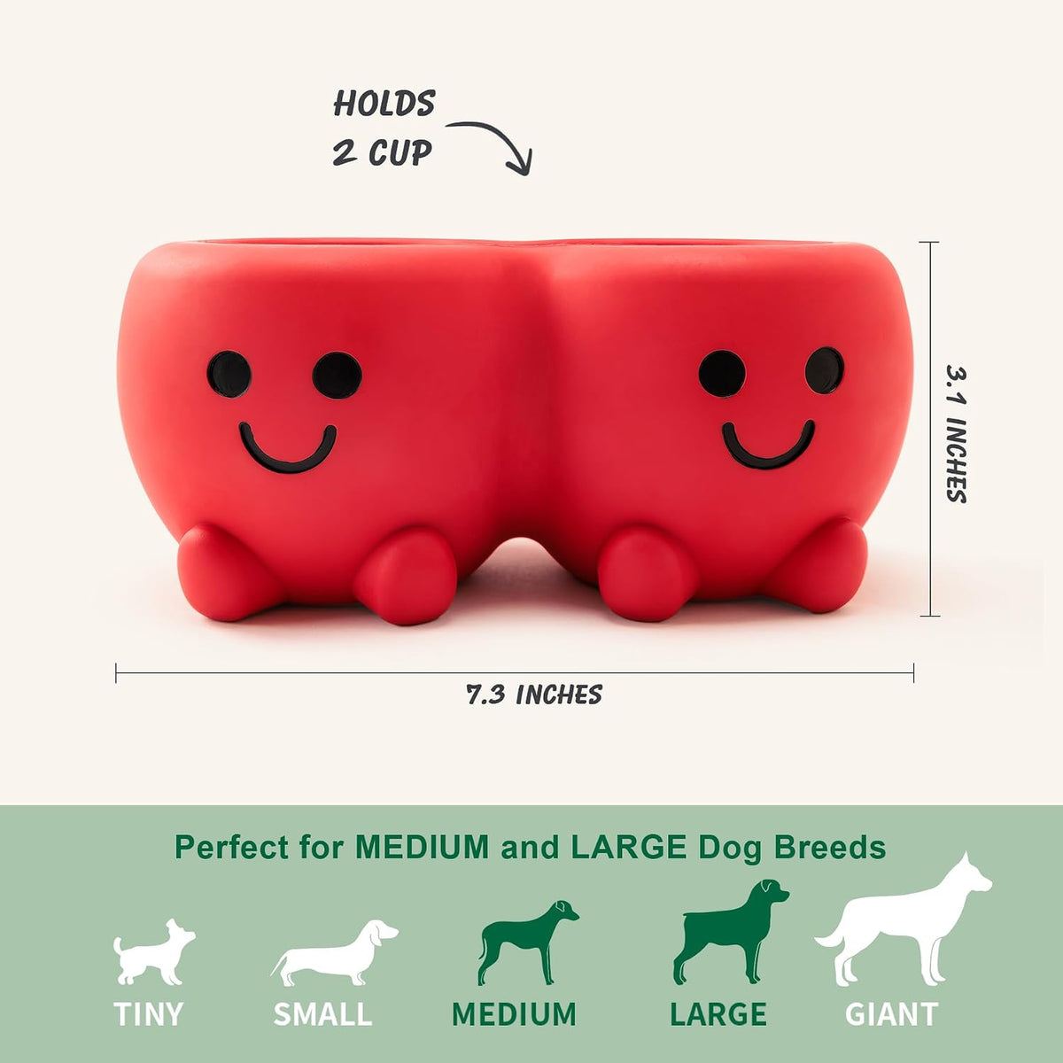 Slow Feeder Dog Lick Bowl, Natural Rubber Freeze Dog Lick Mat Toy
