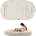 ChiXnuggle Faux Fur Washable Human Dog Bed Cover（Only Human Dog Bed）