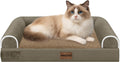 NANUYA Orthopedic Dog Bed for Small Dogs, 20 x 14 Inch, Brown