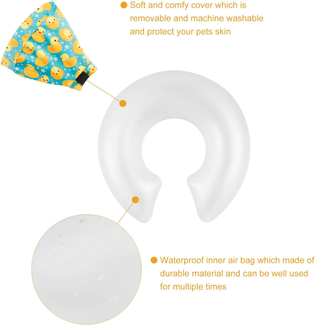 CuteBone Dog Recovery Cone for Small Medium Dogs & Cats