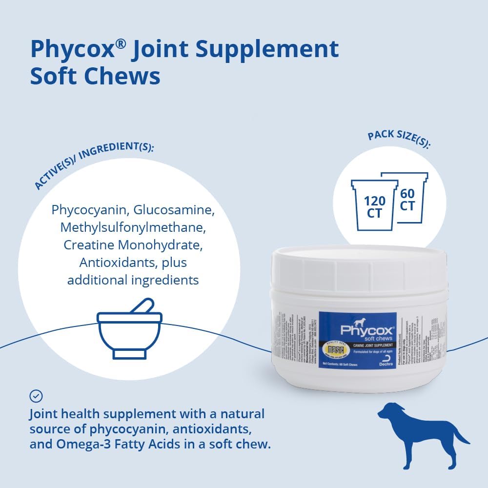 Phycox® Joint Supplement Soft Chews for Dogs, 60 Chews