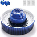 Wonder Creature Ceramic Cat Water Fountain, Stable Cupcake Design, 71oz