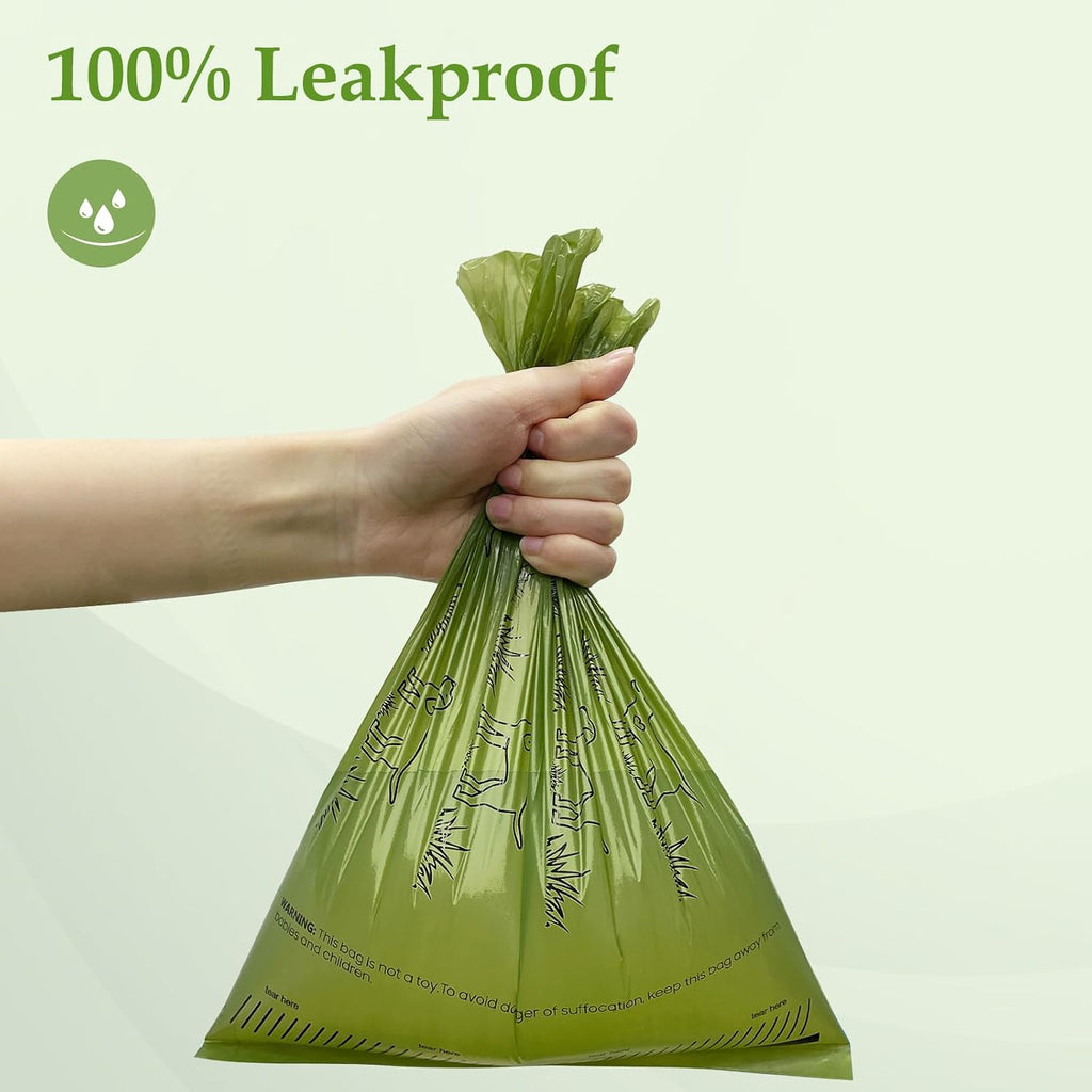 480 Count Lavender Scented 13” x 9” Dog Poop Bags Rolls | Leakproof Strong & Sturdy Waste Bags for Doggie Cat Pet