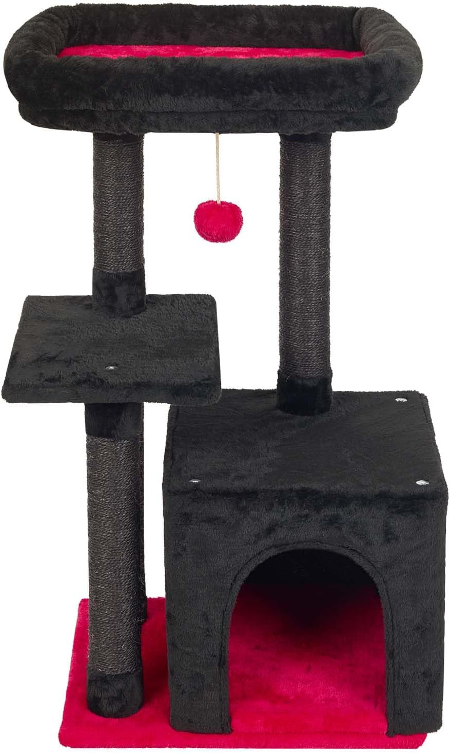 Cute Cat Tree Kitten Cat Tower Condo Cat Furniture Sisal Scratching Posts K