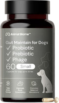 Animal Biome Small Dog Pre and Probiotics, S Boulardii, Gut Maintain, 60 Ct