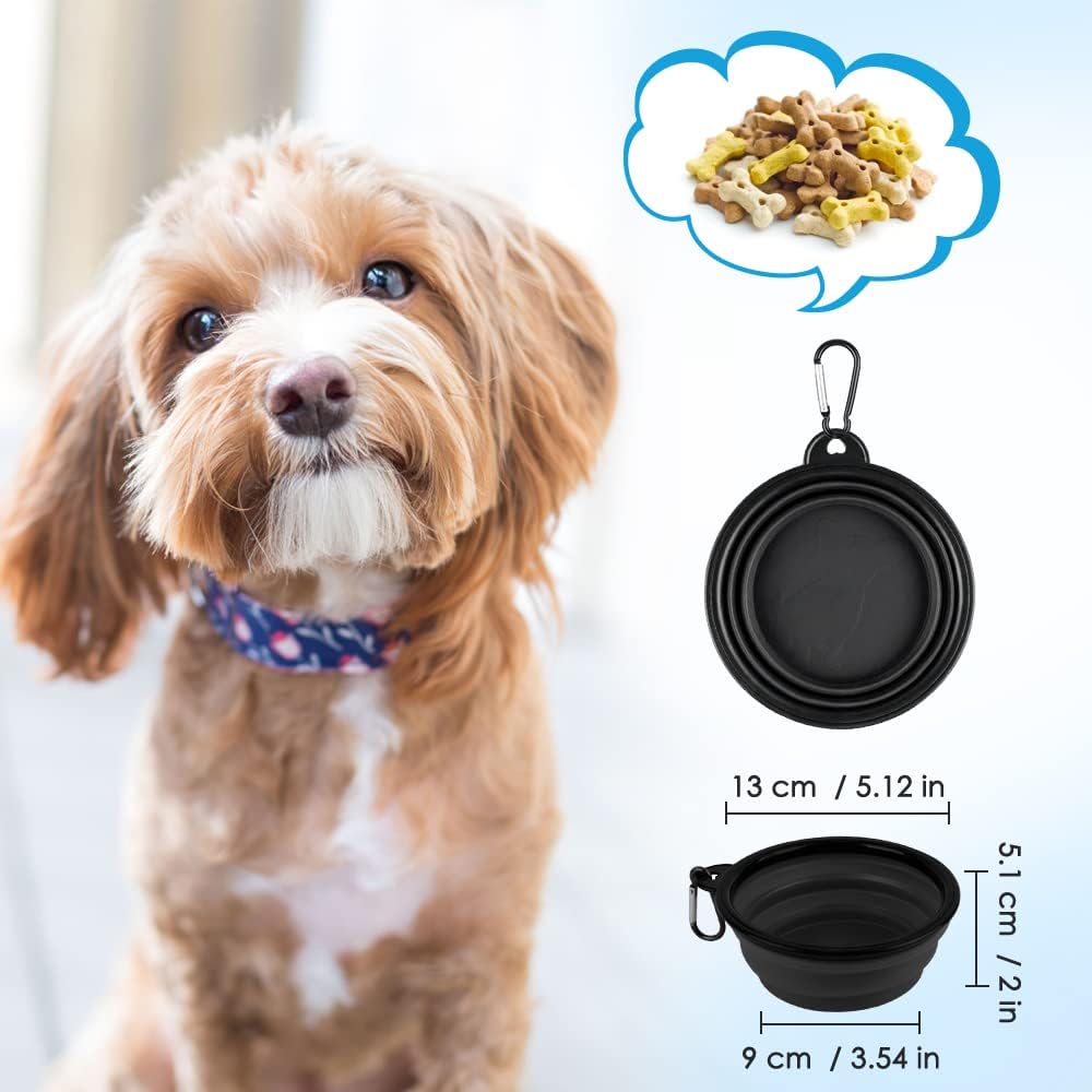 Lukovee Dog Car Seat Belt, 2 Pack, Headrest Restraint, Headrest+Clip+1 Bowl
