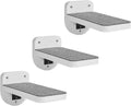 ESPETS Set of 3 White Cat Wall Climbing Steps, Wall Mount Floating Shelves