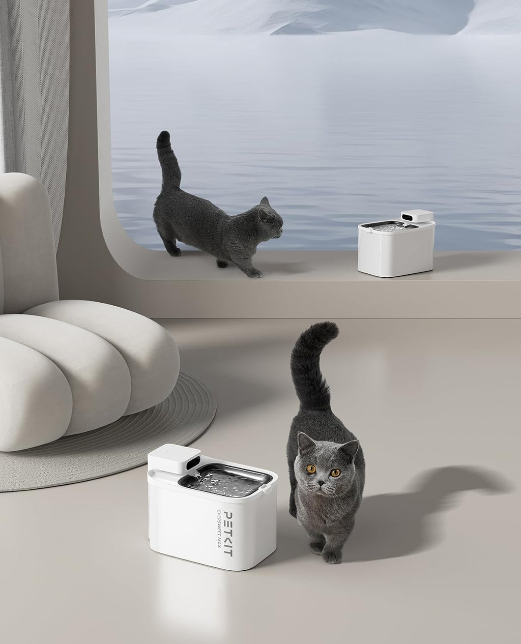 PETKIT EVERSWEET MAX Cordless Cat Water Fountain with Motion Sensor