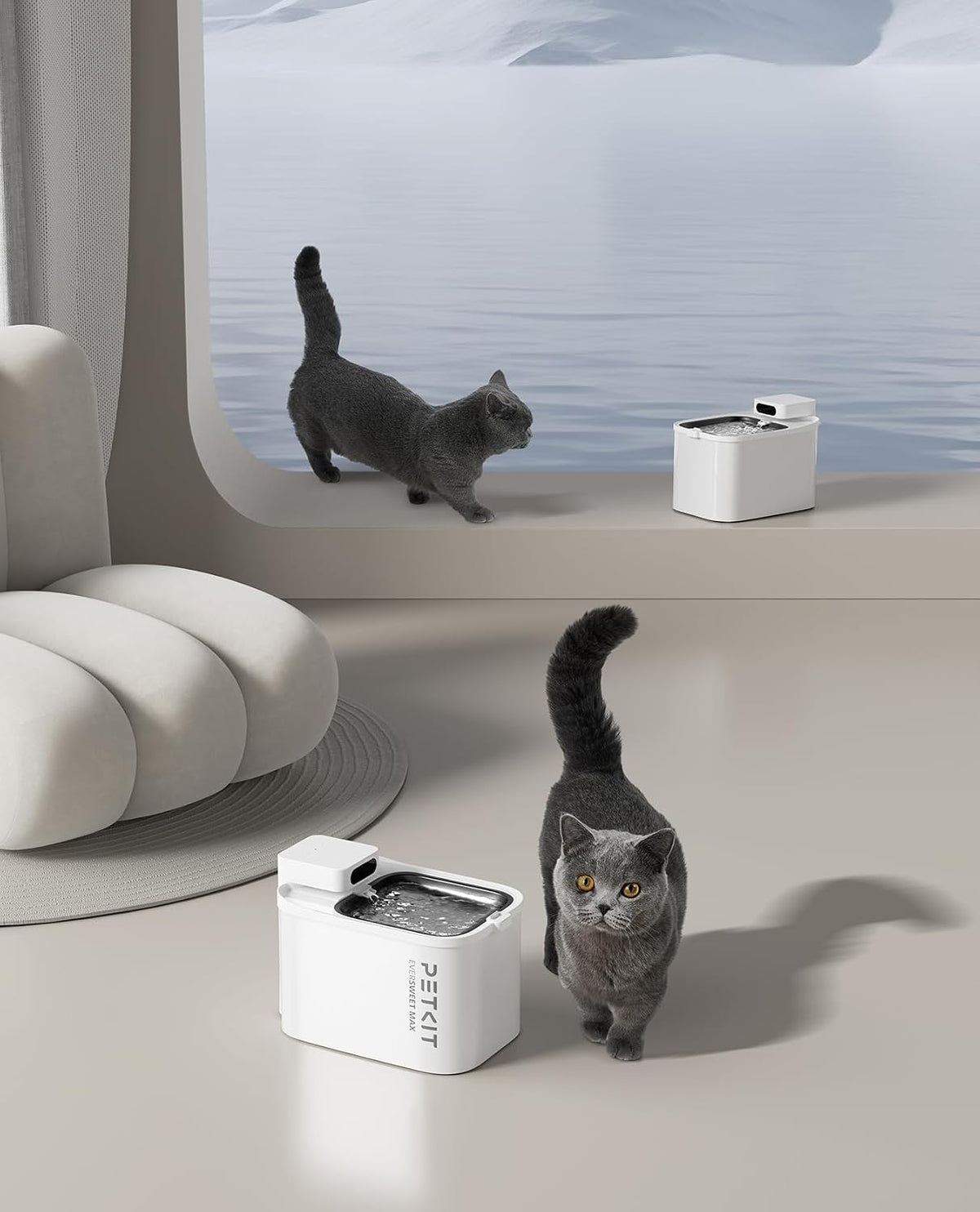 PETKIT EVERSWEET MAX Cordless Cat Water Fountain with Motion Sensor