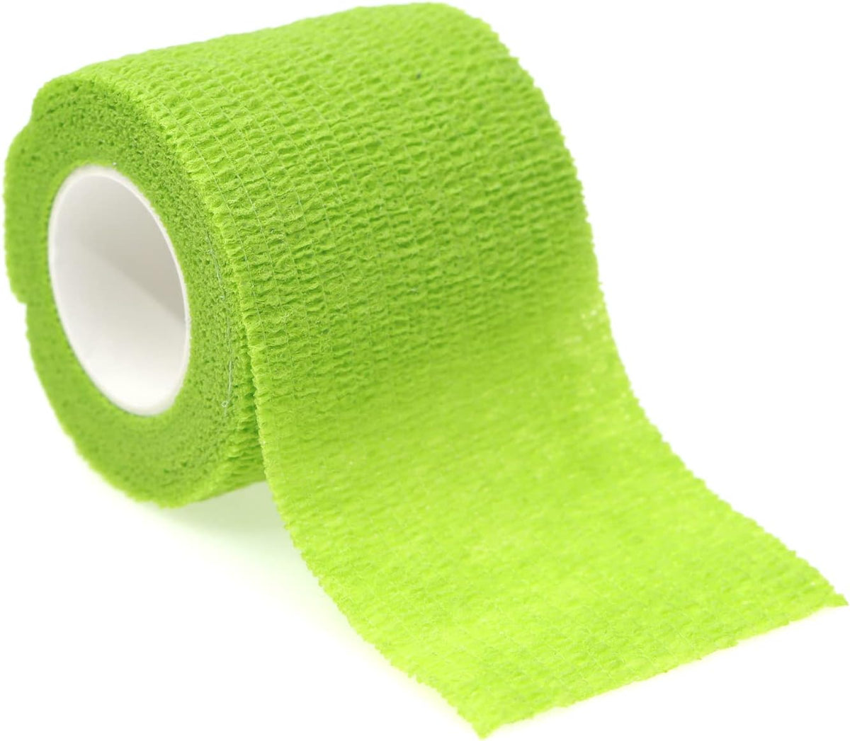 Self Adhesive Bandage Wrap Animal Cohesive Bandage Self Adherent Wrap First Aid Tape for Dogs Cats Horses Birds & Wrist Healing Ankle Sprain (2 Inch Grass Green 12 Rolls)