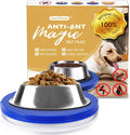 SoulThink® Ant Proof Cat Dog Bowl Tray - New Innovation Anti Ant Pet Food Dish Indoor No Chemical No Water Needed Different from Traditional Trap (Royal Blue) 