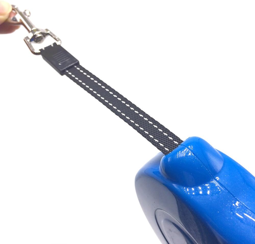 Retractable Dog Leash (Small, Blue)