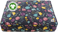 Molly Mutt Friday Morning Dog Bed Duvet Cover, GOTS-Certified 100% Organic Cotton Canvas Cover for Dog, Puppy, or Cat Bed, Durable, Washable, and Free of Harmful Chemicals, Small, 22"x27"x5"