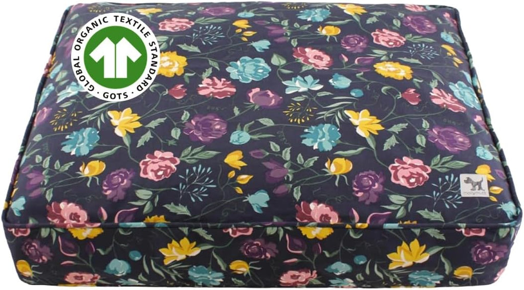 Molly Mutt Friday Morning Dog Bed Duvet Cover, GOTS-Certified 100% Organic Cotton Canvas Cover for Dog, Puppy, or Cat Bed, Durable, Washable, and Free of Harmful Chemicals, Medium/Large, 27"x36"x5"