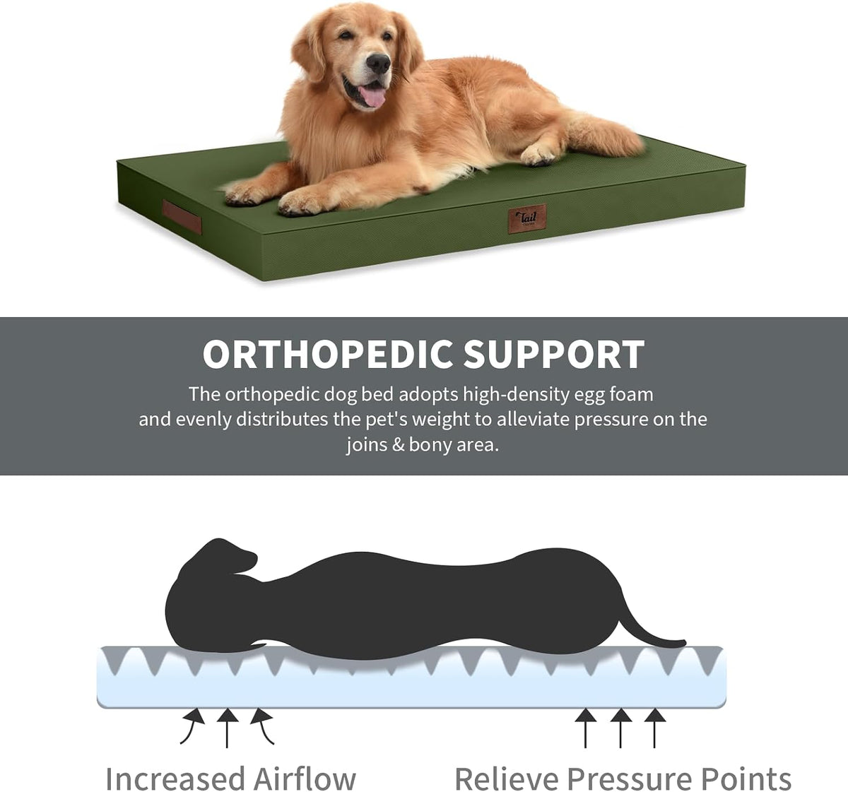 Outdoor Extra Large Dog Bed XXL for Giant Breed Dogs