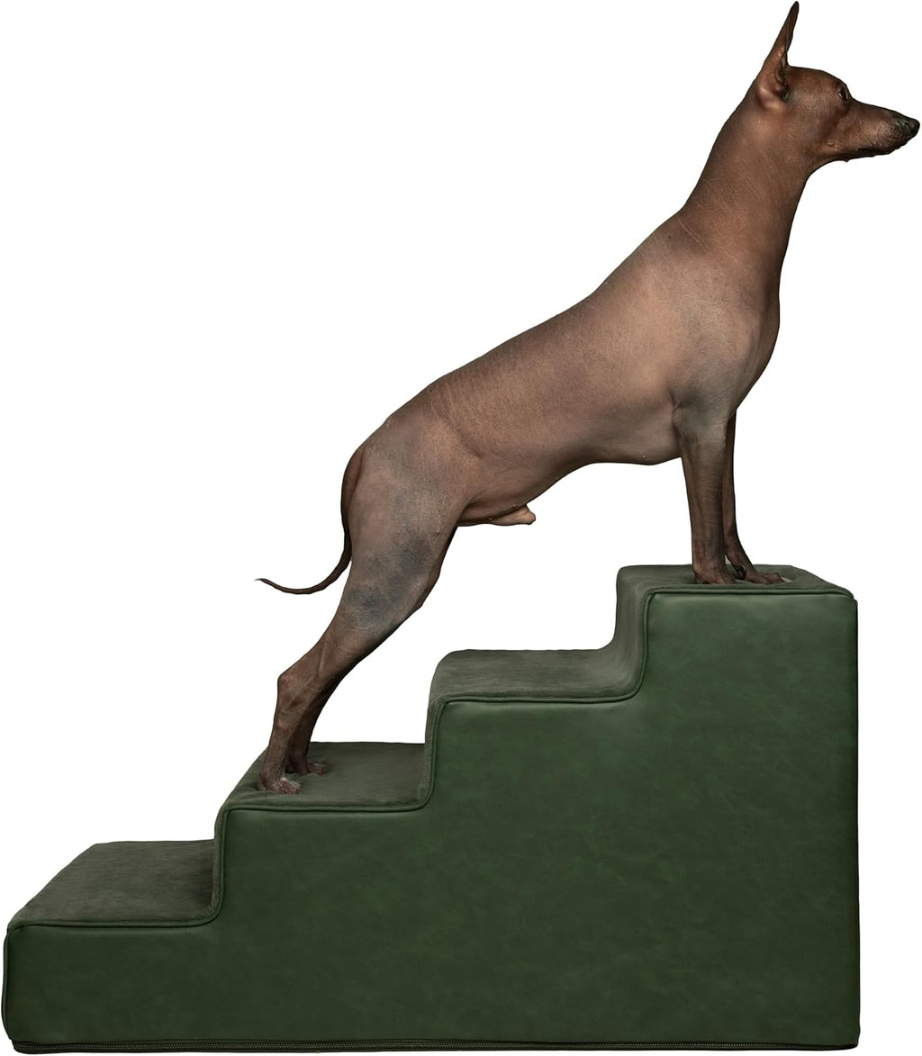 Noah & Paw Dog Steps for Bed, Up to 150lb, Extra Wide Dog Stairs for Bed
