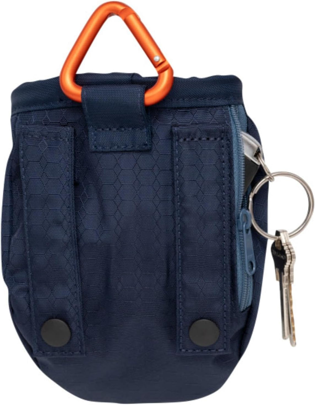 Kurgo Go Stuff It Dog Treat Bag, Training Treat Pouch Bag for Dogs, Treat Pouches for Pets, Hands-Free Pouch Waist, Reflective, Includes Carabiner, MOLLE-Compatible (Navy Blue)