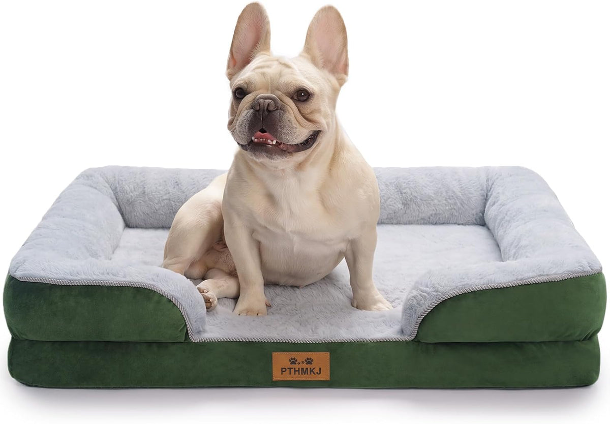 Orthopedic Dog Bed Medium Size Dog, Memory Foam Dog Bed Couch, 30" L