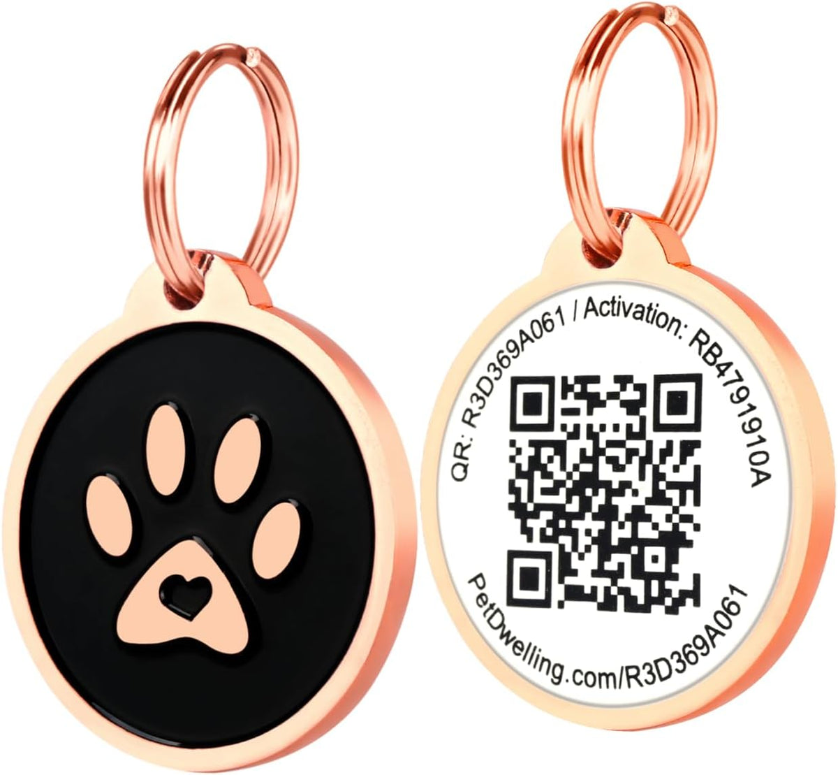 Pet Dwelling Easy Scan QR Code Pet ID Tag for Dogs & Cats | Instant Owner Contact | Real-Time Scan Alerts | Digital Pet Profile | Lost Pet Identification