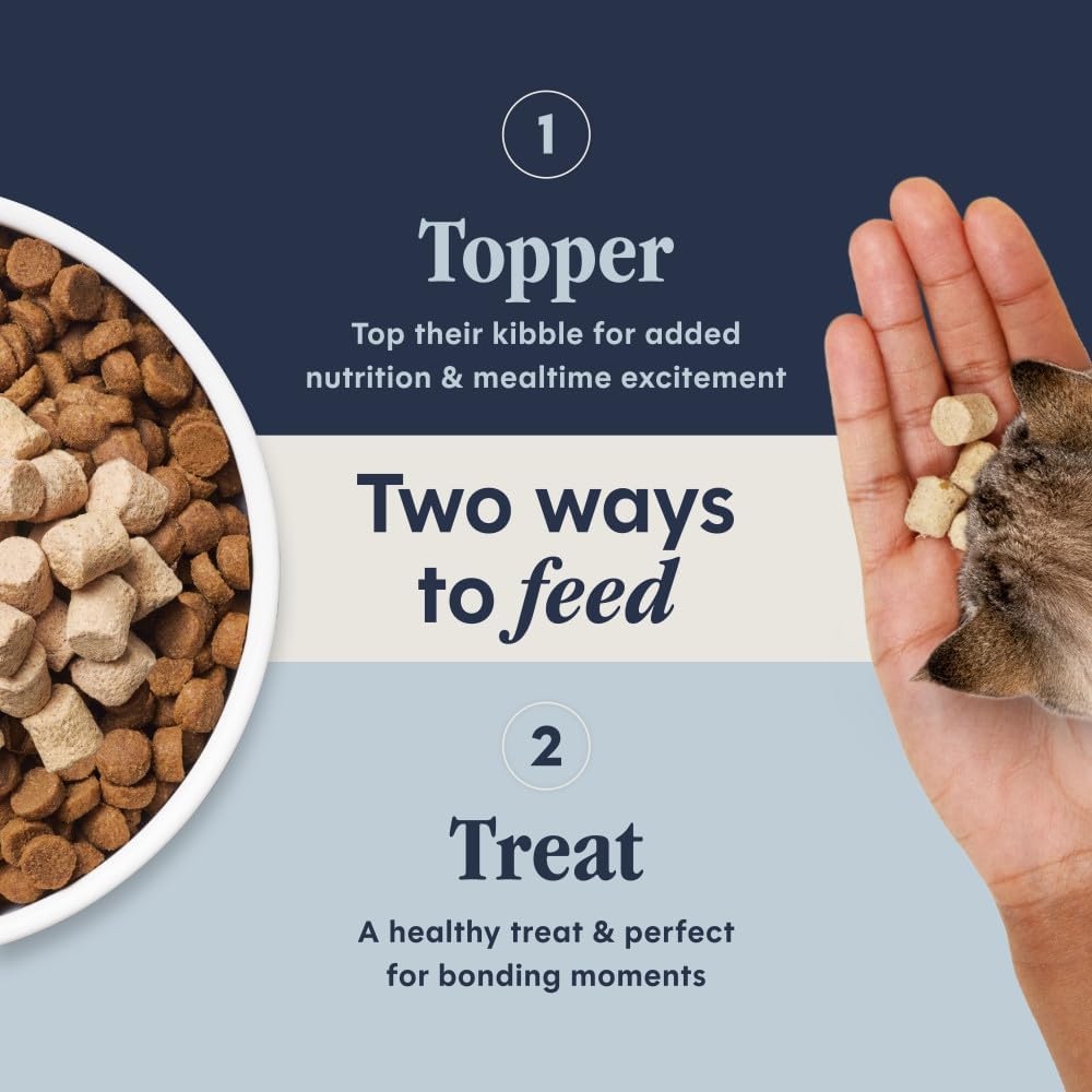Instinct Freeze Dried Mixers, Cat Food Toppers, Rabbit, 6 oz. Bag