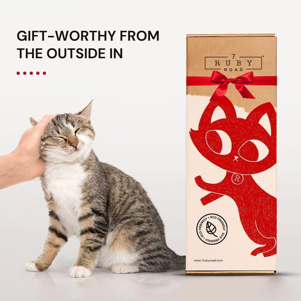 7 Ruby Road Wall Mounted Cat Scratcher, Replaceable Sisal Scratching Post