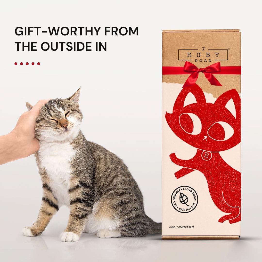 7 Ruby Road Wall Mounted Cat Scratcher, Replaceable Sisal Scratching Post